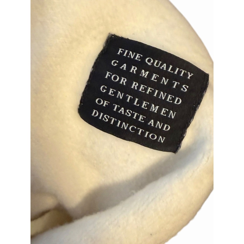 AKOO Mens XXL Colorblock Fleece Jogger Sweatpants Cream White Fox Logo - Picture 8 of 9